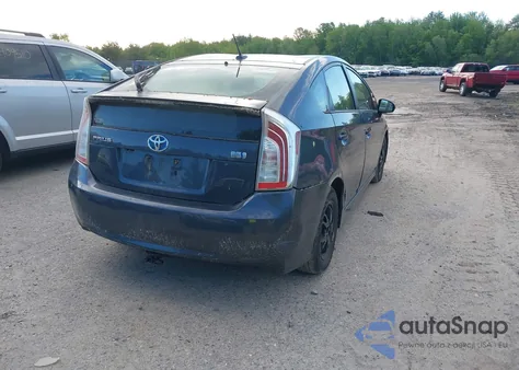 2012 Toyota Prius Four из США, поврежденный, VIN JTDKN3DU5C1536708